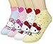 JJMax Women's Hello Kitty Cute Cotton Blend Ankle Socks Set, Lovely Kitty, One Size