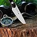 TUO Cutlery Hacker Series Small Outdoor Fixed Blade Camping Knives Paring Knife 3.5 Japanese High Carbon Stainless Steel with Premium Ebony wood Full Tang Handle