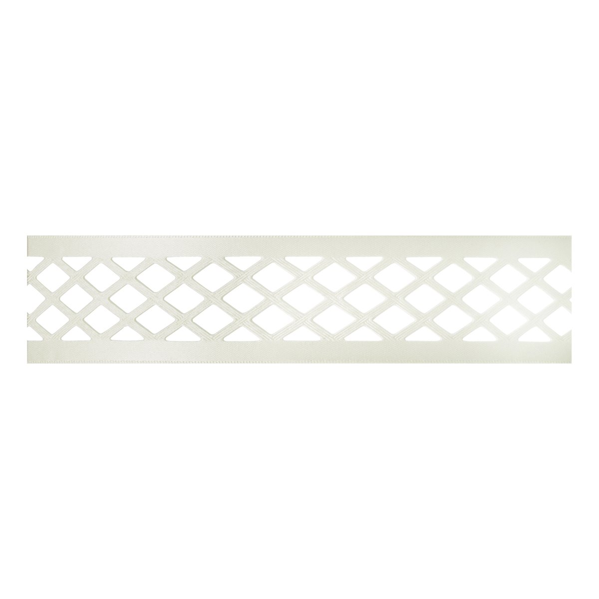 Berisfords Trellis, Polyester, Bridal White, 10.2 x 4.5 x 10.2 cm