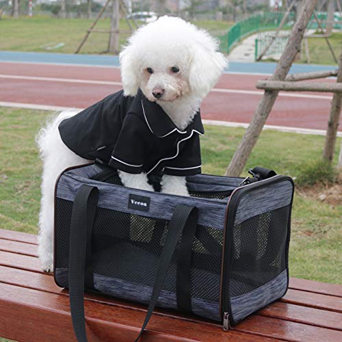 Vceoa Airline Approved SoftSided Pet Travel Carrier for Dogs and Cats