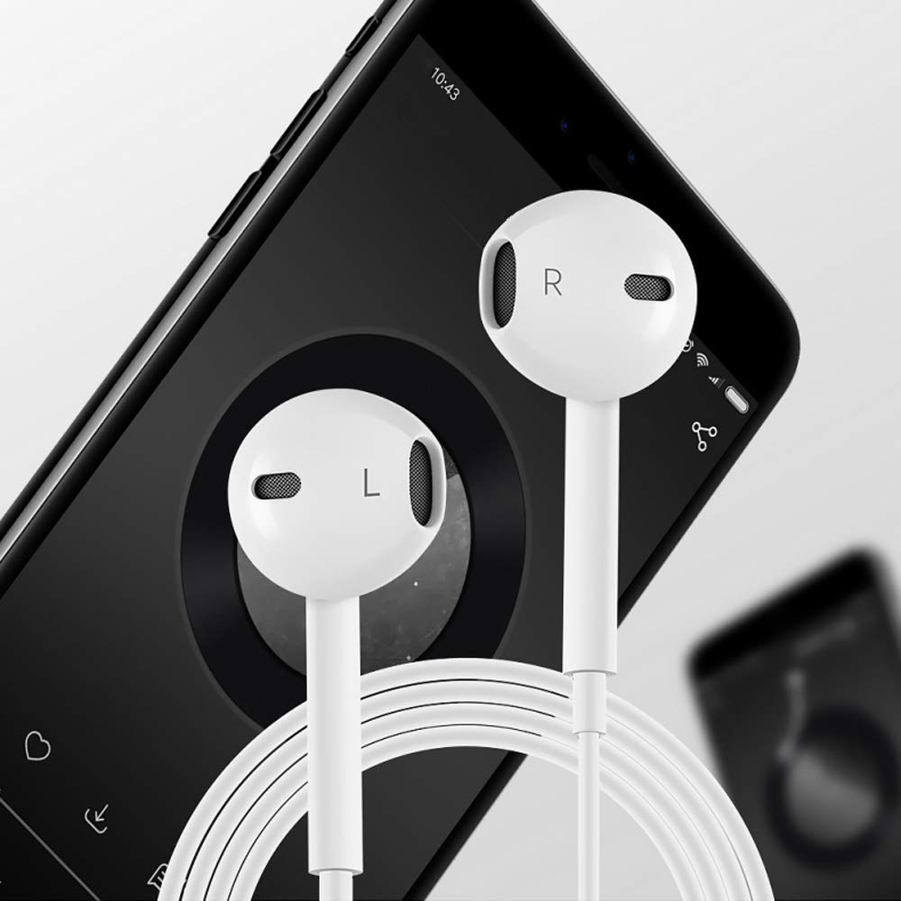 Headphones Compaitible for Phone 7 Plus, Microphone Earphones Stereo Headphones and Noise Isolating Headset Applicable iPhone 7/7 Plus / 8/8 Plus (Bluetooth Connectivity)