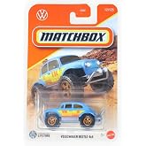 Matchbox Volkswagen Beetle 4x4 [Blue] 12/125-1:64 Scale Diecast Toy Vehicle