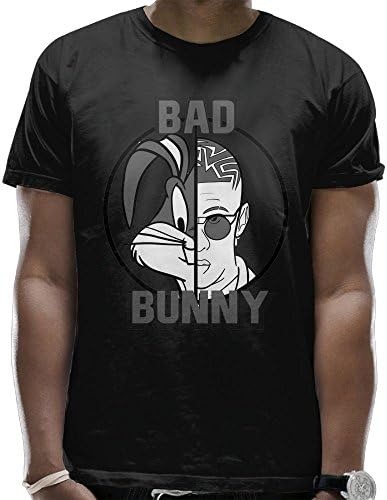Leslie Studio Bad&Bunny Men's T-Shirt Cotton Adult Tee
