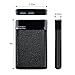 MEZONE Portable Charger Power Bank 6000mAh External Battery Charger 2 USB Ports with 2.4A Output Credit Card Size for iPhone, iPad and Samsung Galaxy Mobile Phone and More(Black)