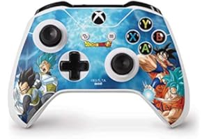 Skinit Decal Gaming Skin Compatible with Xbox One S Controller - Officially Licensed Dragon Ball Super Goku Vegeta Super Ball Design