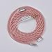 2 Meter mmcx in Ear Monitor Cable, IEM Extension Headphone Cable Cords for Shure SE215 SE315 SE215 Pro SE846 SE425 SE535, KBEAR ST12 Plus 8 Core 4N OFC Silver-Plated Wire (Pink, MMCX, 3.5mm Plug)
