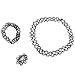 Vintage Boho Tattoo Choker Elastic Stretch Necklace Ring Bracelet Set Retro Henna
