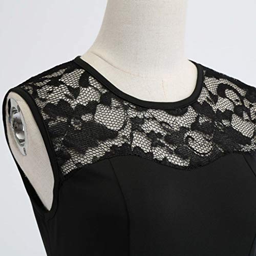 CCatyam Plus Size Dresses for Women, Skirt Lace Print Wrapped Swing Vintage Sexy Party Casual Fashion Yellow