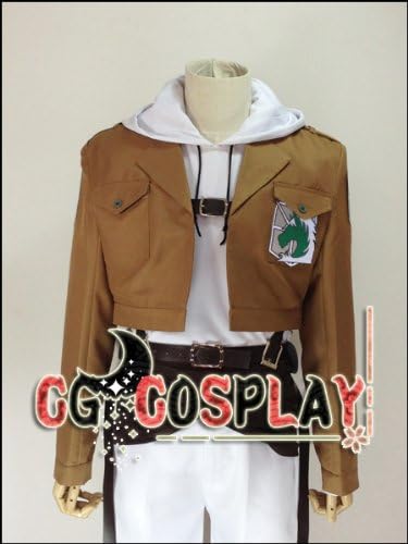 Amazon Cgcosplay 女性mサイズ 進撃の巨人 アニ レオンハート 憲兵団服 コスプレ衣装 C7007 ２ コスプレ 仮装 通販