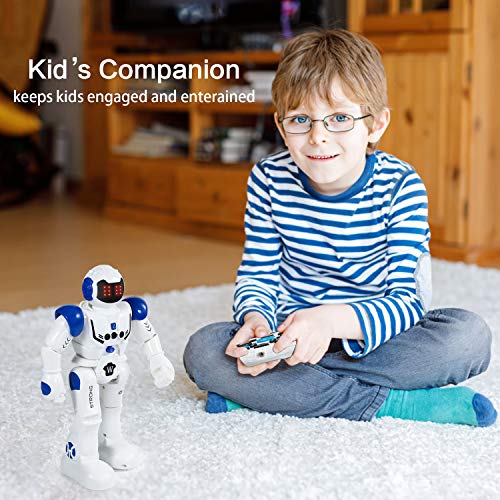 image for KINFAYV Remote Control Robot Toy for Kids - RC Smart Programmable Rec