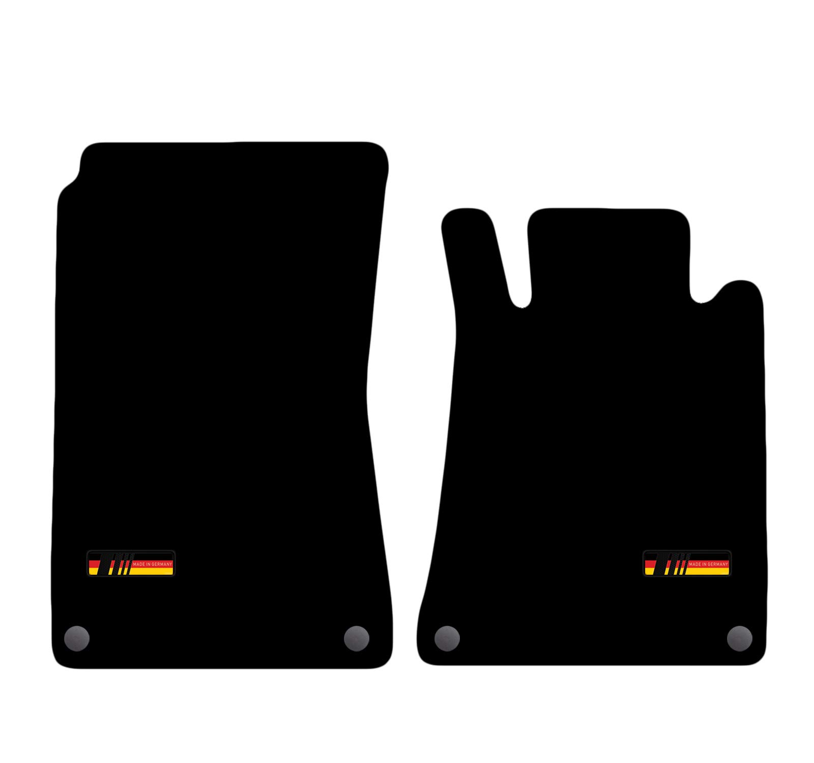 Carsio Carpet Car Mats For Mercedes SLK 2004 to 2011 with Made in Germany logo Tailored Fit Floor Mat Complete Accessory Custom Fitted - All Weather, Anti-Slip Backing & Black Trim