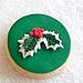 Anyana 3D mini Holly Leaf Christmas xmas mould cake Fondant biscuit gum paste silicone mold for Sugar paste forest gnome cupcake decorating topper decoration sugarcraft decor