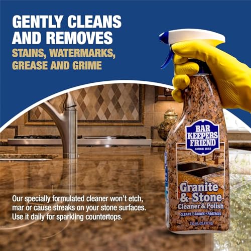 BAR KEEPERS FRIEND GRANITE & STONE CLEANER & POLISH