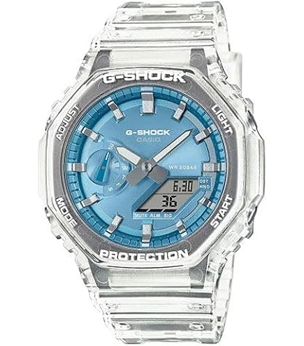 Amazon.com: Casio G-Shock Analog-Digital Sky Blue Dial Translucent