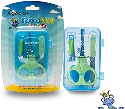 Safe Baby Nail Clippers Set with Baby Scissors, Baby Clipper, and File. Complete Safe Care for All Children, Newborns, or Infants.