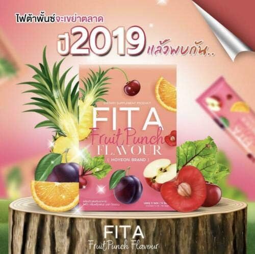 NEW FITA FRUIT PUNCH Detox Cleanse Reduce Belly Shape Perfect 5 Sachets 1 Box