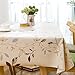 LEEVAN Heavy Weight Vinyl Rectangle Table Cover Wipe Clean PVC Tablecloth Oil-Proof/Waterproof Stain-Resistant- 54 x 78 Inch (Autumn Leaves)