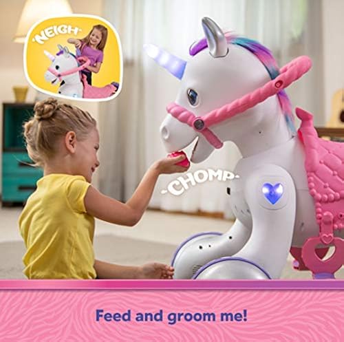 Kid Trax Toddler/Kids Rideamal Unicorn 12 Volt Ride On Toy, Max