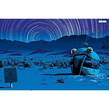 Trends International Fortnite - Night Wall Poster, 22.375