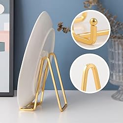 Plate Holder Easel Display Stand - 6 inch Metal