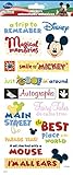 Sandylion Themepark Phrase Clear Sticker, 5.5 by 12-Inch