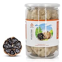 Mizzuco Black Garlic,290G/10.23 OZ WHOLE Black Garlic Natural Fermented for 90 days Healthy Snack Ready to Eat or Sauce (290G)