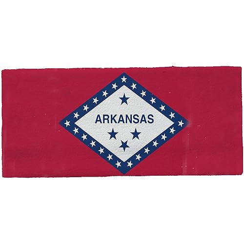HomeTow Hand Bathroom Towels Flag of Arkansas Office DecorativesArkansas Lover Gifts Decor 14x 30 Inch(35x75cm) Color:Flag of Arkansas