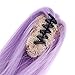 Prettyia 1/3 BJD Doll Purple Straight Wig Ponytail DIY Accessory for 60cm Night Lolita Doll