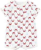 Carter's Baby Boys' Crab Printed Creeper 3 Months