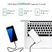 Portable Charger, 15000mAh Emnt Dual USB Port Power Bank High Capacity with Smart Charging and Quick Charge Technology External Battery Pack for iPhone, iPad, Samsung, MP3, and Most USB Devices-Gray