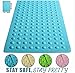 Brooklyn Ice 15.7x27.5-Inch Anti Slip Suction Bath Mat, Blue