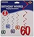 Beistle 60 Whirls Assorted Colors 5 Count
