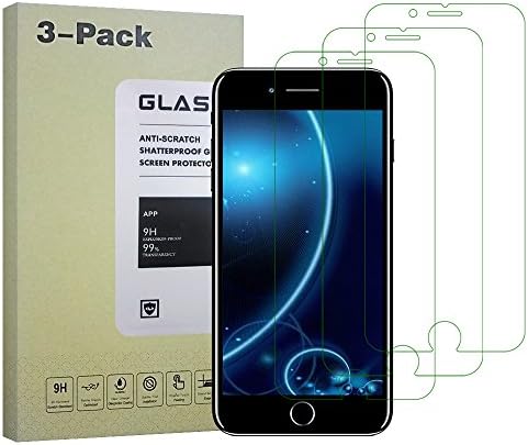 iPhone 8 Screen Protector,[4.7inch][3 Packs]by Blaulock,2.5D Edge Tempered Glass for iPhone 8, Anti-Scratch,Case Friendly