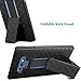 Fingic Galaxy Note 9 Belt Case,Note 9 Holster Clip Case,Slim Shell Holster Combo Cover with Kick-Stand and Swivel Belt Clip Holster for Samsung Note 9 Phone,Black