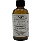 JAX Silver Plating Solution - Metal Finishing Solution - Antique Finish Without Heat or Electricity - 4 Ounce