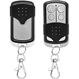 Universal Garage Door Remote for Liftmaster Chamberlain Craftsman Openers with 5 Colors Learn Button, Purple Yellow Green Ora