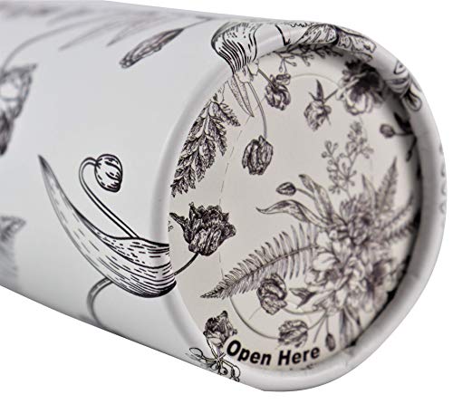 Facial Tissues 3-ply Perfect Car Tissue Holder for Travel & Home Improved Soft Quality Designed for Fun by Crabtree Collection (6-Pack Vintage Floral Canisters)