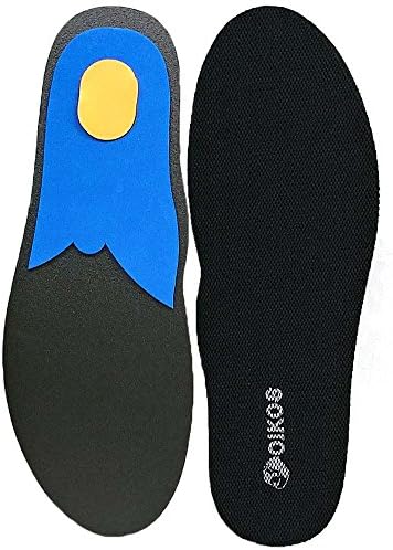 Ergonomic, Heel-supporting, Arch support, Anti-fatigue, Sports Insoles for men and women (Men's 10.5-11.5 / Women's 12~13)