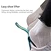 Lazy Shoe Helper, Portable Sock Slider - Handled Shoe Horn - Shoe Lifting Helper Easy on Easy Off, Plastic Shoehorn - One Size Fits for All Shoe (4PCS Blue)