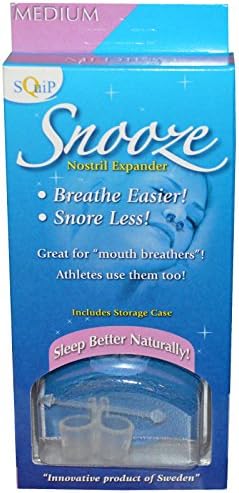 Nasaline, Squip, Snooze, Nostril Expander, Medium, 1 Pair - 3PC