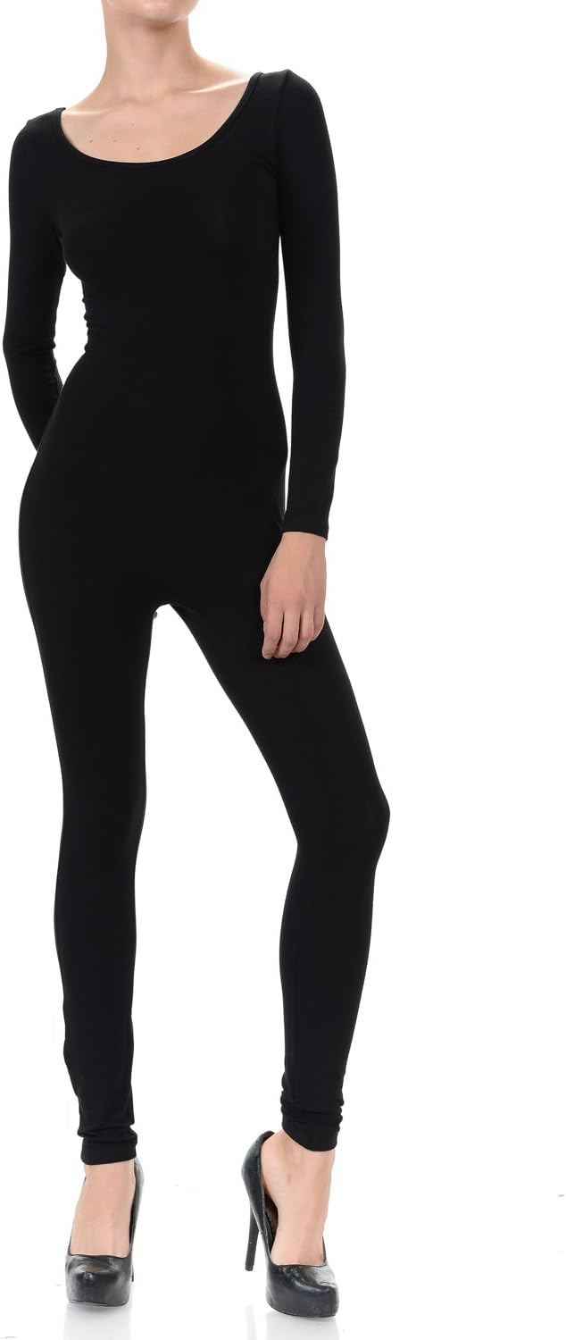 Ladybug Women Catsuit Cotton Lycra Tank Spaghetti Strapped Yoga Bodysuit Jumpsuit, one Piece Footed Jumpsuit