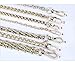 SAYHI 5 SIZE 3 COLOR PURSE SHOULDER CROSSBODY CHAIN STRAP DIY METAL REPLACEMENT HANDLE BAG HANDBAG STYLE 6 (140cm, silver)