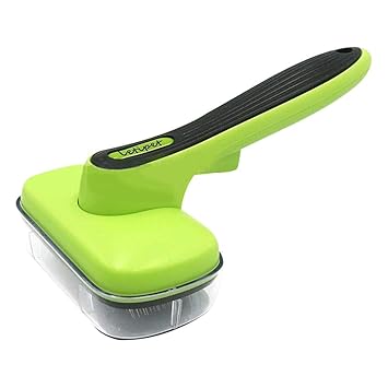 Phoneix Dog Hair Brush Self Cleaning Slicker Brush Pet Shedding Grooming Brushes Removes Hair, Tangles for Dogs & Cats