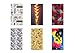 Bundle Monster 6pc Seamless Style Bandanna Headwear Scarf Wrap - Mixed Sets