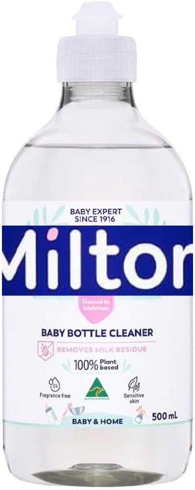 Welari Milton Baby Bottle Cleaner 500ml 1 Pack Plant-Based Biodegradable