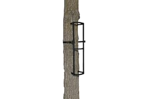 Muddy Outdoors Stagger Steps Packable Rock Solid Steel Ladder System for Tree Climbing & Use on Crooked or Leaning Trees - 12