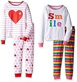 The Children's Place Big Girls' 2-piece Cotton Pajamas (Pack of 2), Multicolor, 14