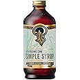 Portland Syrups Organic Cane Simple Syrup - Drink Mix for Exceptional Cocktails, Simple Syrup for Cocktails, Sugar Syrup for Drinks, Simple Syrup for Coffee, Mocktails, Baking, 12 oz, Pack of 1