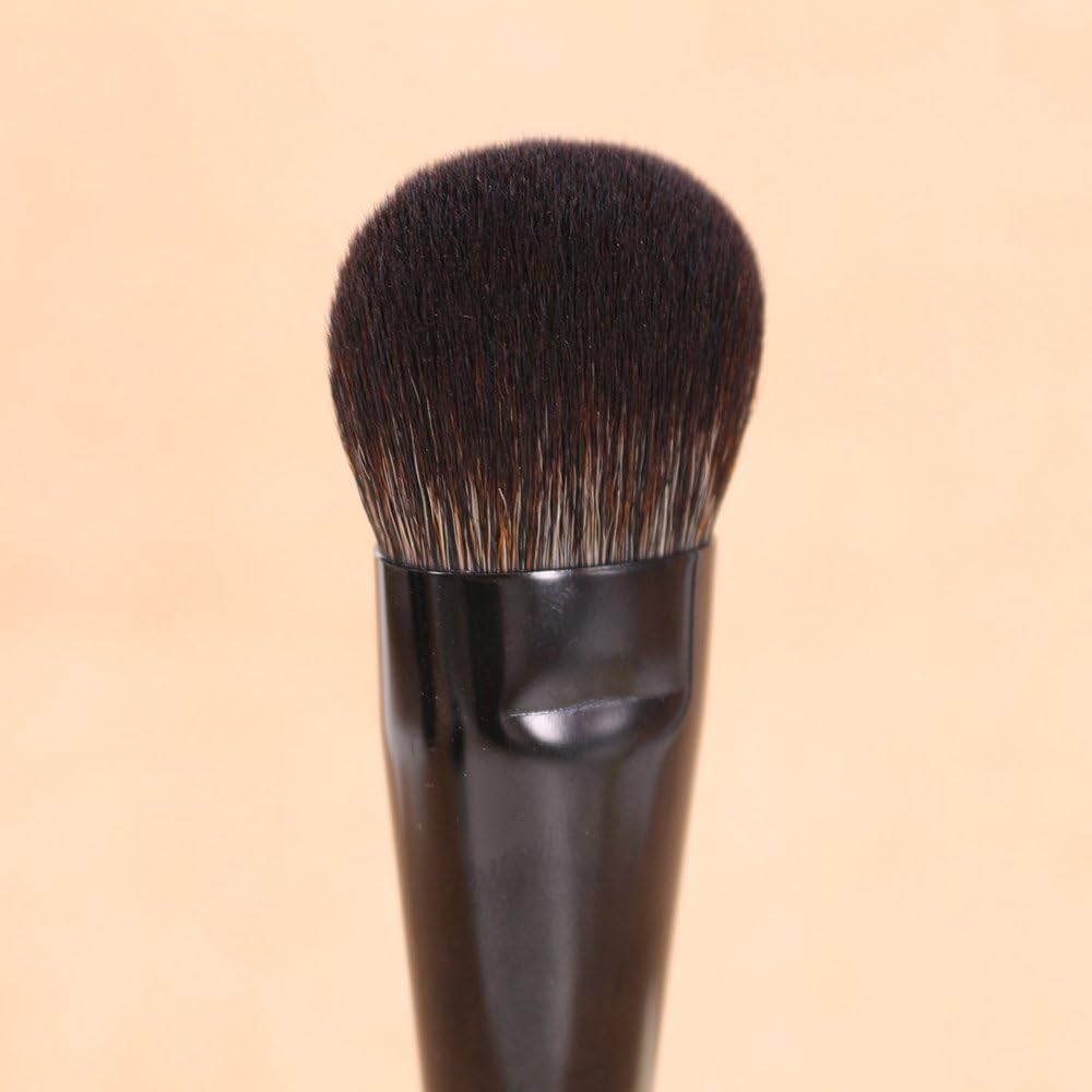 Vela.Yue Face Cheek Contour Brush Foundation Blusher Cream Crease Contouring Highlighting Makeup Brush, Black, Cheek Finish - Image 5