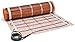 SunTouch TapeMat Electric Under Floor Heating Kit with Command Touch Programmable Thermostat 120V, 2.0' x 17.5' (35 Sq. Ft.), Orange